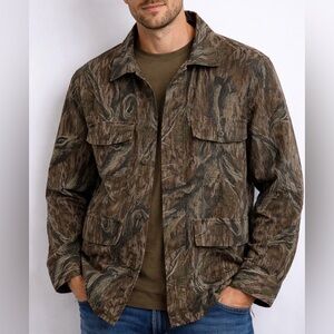 Vintage Mossy Oak Three Pocket Treestand Jacket
